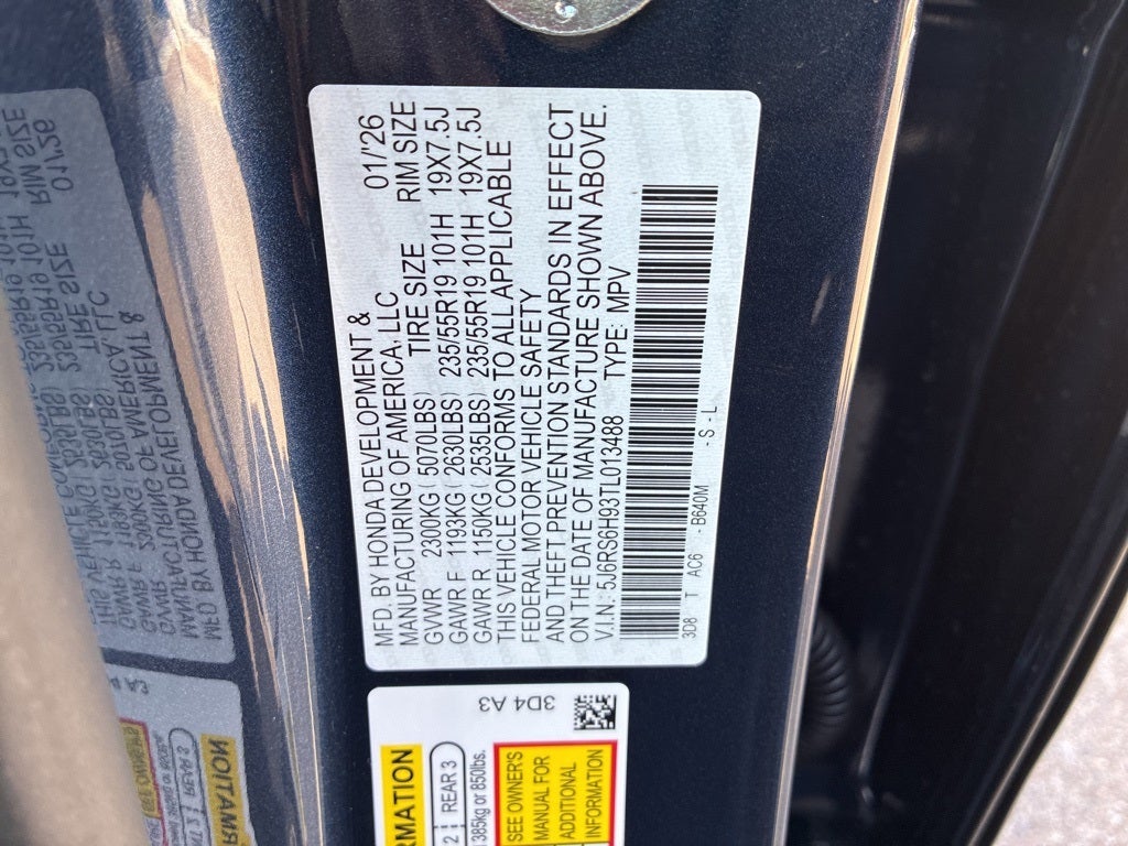 2026 Honda CR-V Hybrid Sport Touring