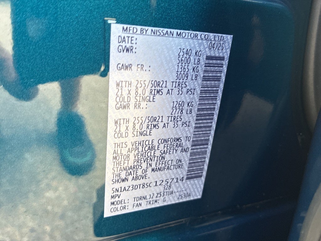 2025 Nissan Murano Platinum