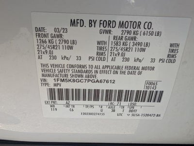 2023 Ford Explorer ST 4WD