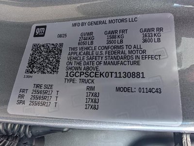 2026 Chevrolet Colorado Crew Cab Short Box 2-Wheel Drive LT