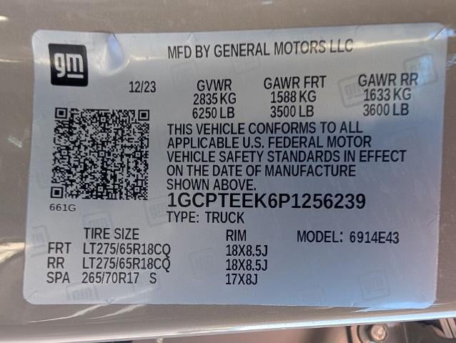 2023 Chevrolet Colorado Crew Cab Short Box 4-Wheel Drive Trail Boss