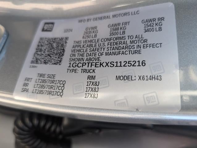 2025 Chevrolet Colorado Crew Cab Short Box 4-Wheel Drive ZR2