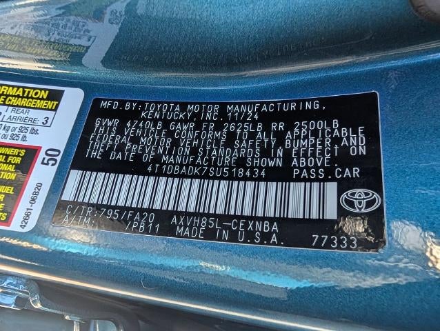 2025 Toyota Camry LE AWD (Natl)