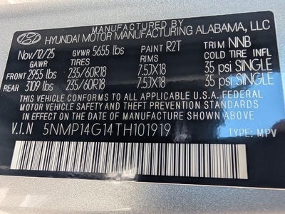 2026 Hyundai SANTA FE Hybrid SE