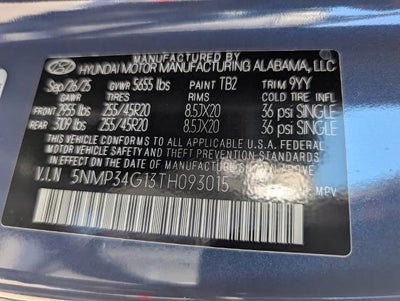 2026 Hyundai SANTA FE Hybrid Limited