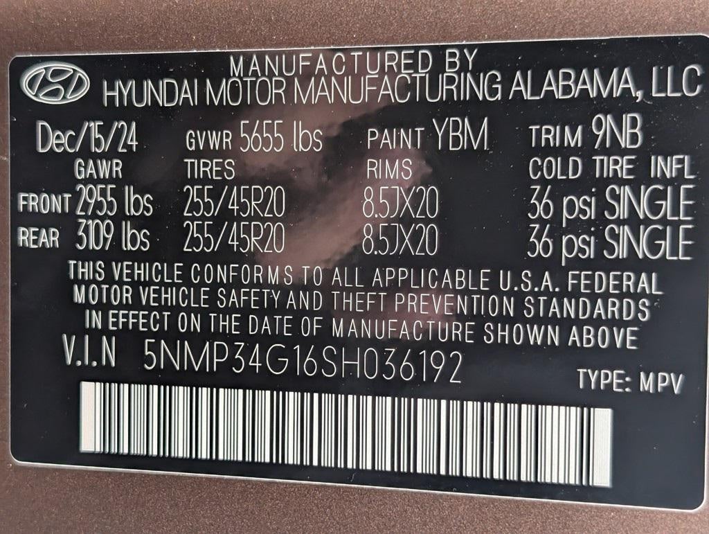 2025 Hyundai SANTA FE Hybrid Limited