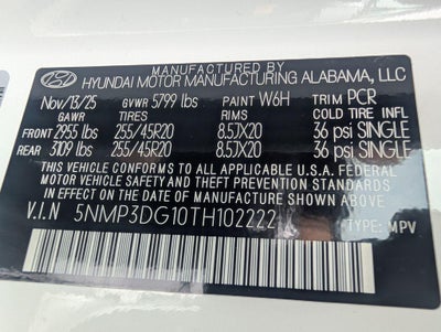 2026 Hyundai SANTA FE Hybrid Limited