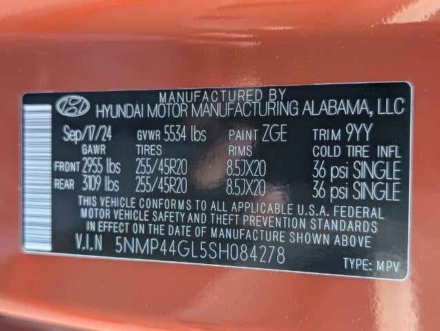 2025 Hyundai SANTA FE Limited FWD