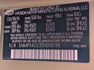 2025 Hyundai SANTA FE Calligraphy FWD