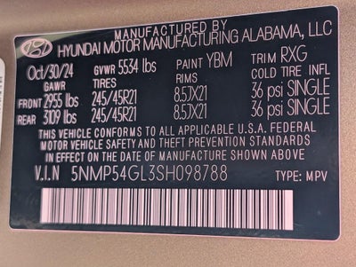 2025 Hyundai SANTA FE Calligraphy FWD