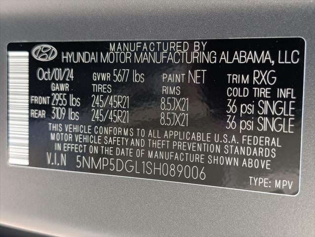 2025 Hyundai SANTA FE Calligraphy AWD