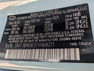 2026 Hyundai SANTA CRUZ SEL FWD