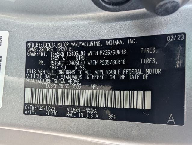 2023 Toyota Sienna Woodland Edition AWD 7-Passenger (Natl)