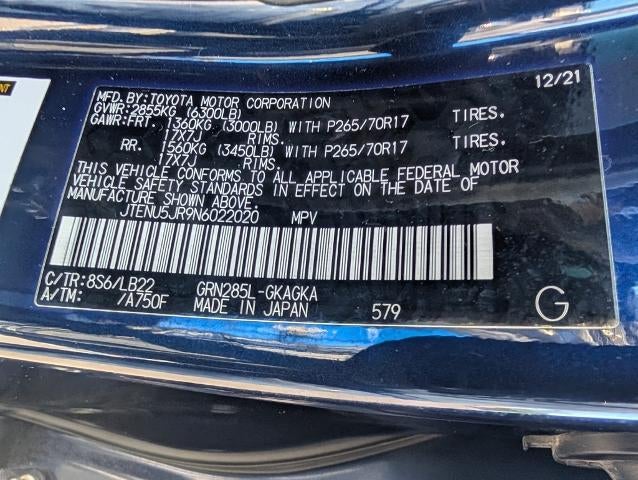 2022 Toyota 4Runner SR5 Premium 4WD (Natl)