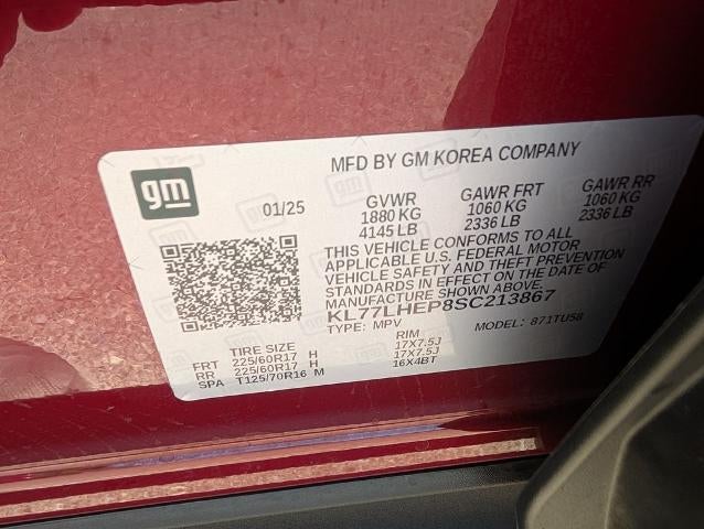 2025 Chevrolet Trax FWD 4dr LT