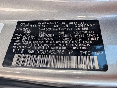 2025 Hyundai TUCSON Hybrid SEL Convenience