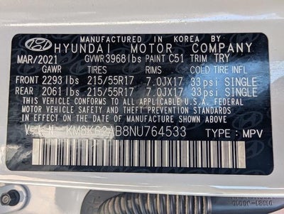 2022 Hyundai KONA SEL Auto FWD