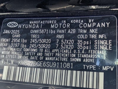 2025 Hyundai PALISADE Calligraphy Night Edition AWD