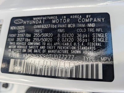 2026 Hyundai PALISADE Limited AWD