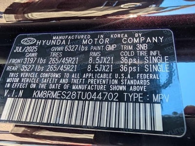 2026 Hyundai PALISADE Calligraphy AWD