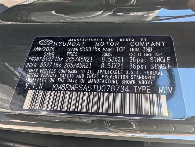 2026 Hyundai Palisade Hybrid Calligraphy