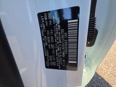 2026 Hyundai ELANTRA SE
