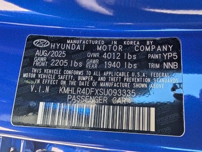 2025 Hyundai ELANTRA N Line