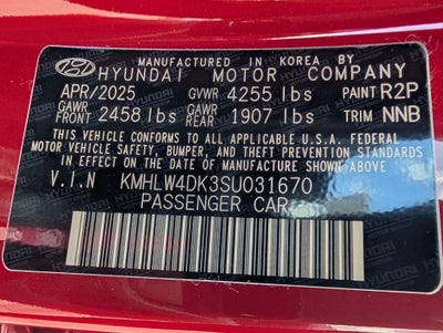 2025 Hyundai ELANTRA N Sedan