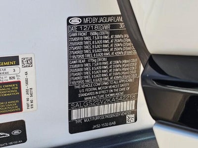 2019 Land Rover Range Rover V6 Supercharged HSE SWB